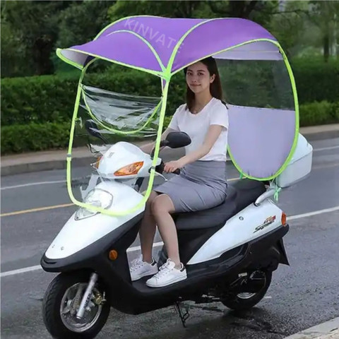 Motorcycle Canopy Umbrella Bike Rain Cover Canopy Rain Square Plus