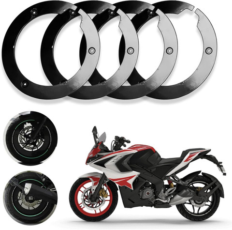 Carenatura Anteriore Con Winglets Per Bajaj Pulsar RS 200 - Accessorio In ABS, Colore Rosso