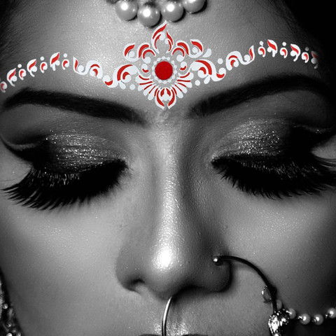 Bengali Bride Bridal Bindi Online Comet Busters Traditional Bridal