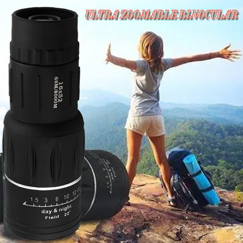 BNEL 16x52 Original night vision Zoom Optical military Monocular