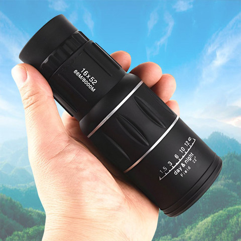 Bushnail E 16x52 Monocular Dual Focus Optics Zoom Telescope for