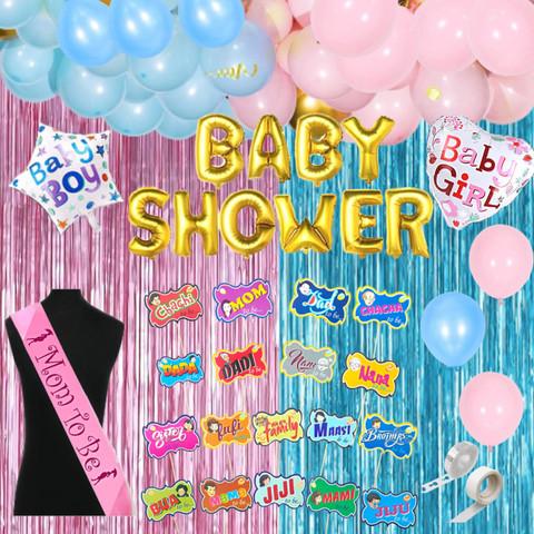 FLICK IN Baby Shower Decoration Items Mom to Be Decoration Kit