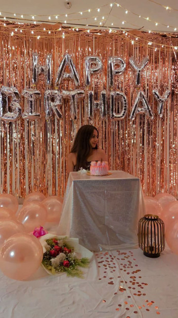 Decorating Kit Rose Gold Decorations Party City 67Pcs Rose Gold