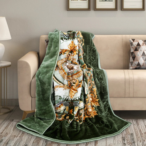 kirshinaENTERPRISES Printed King Weighted Blanket for Heavy Winter
