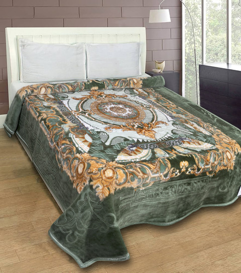 kirshinaENTERPRISES Printed King Weighted Blanket for Heavy Winter