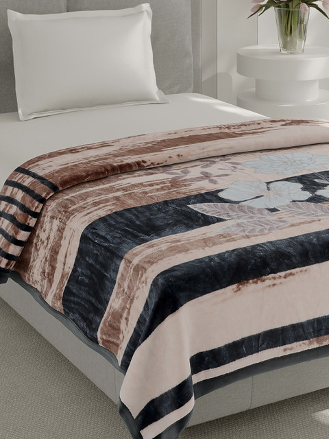 MONTE CARLO Printed Single Mink Blanket for Mild Winter Buy