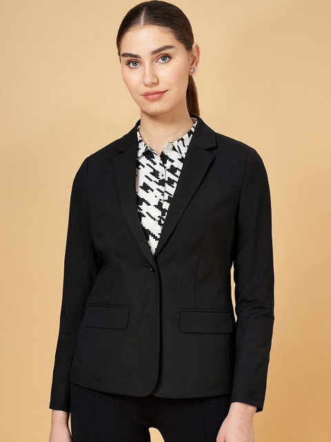 THECLASSICTOGS Solid Single Breasted Casual Women Blazer