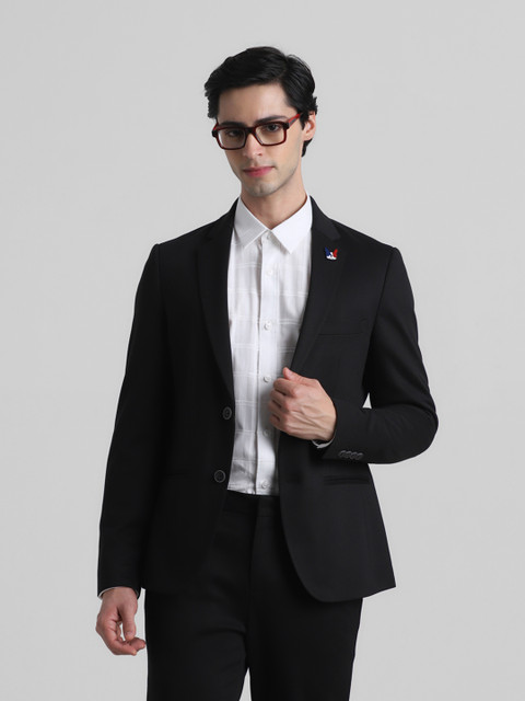 JACK JONES Solid Single Breasted Casual Men Blazer Buy JACK