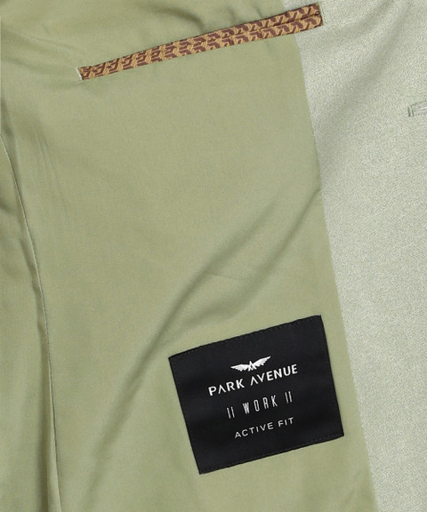 PARK AVENUE Solid Single Breasted Formal Men Blazer