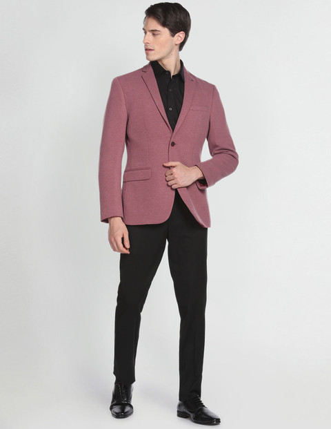 ARROW Solid Single Breasted Formal Men Blazer Buy ARROW Solid