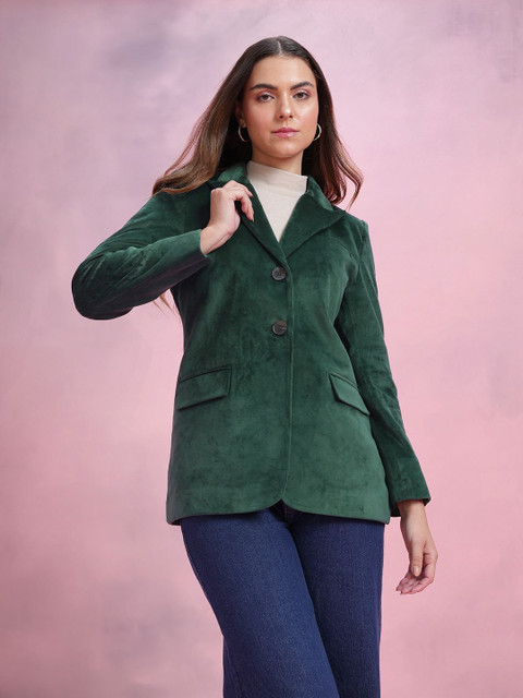 Dressberry Solid Single Breasted Casual Women Blazer Buy