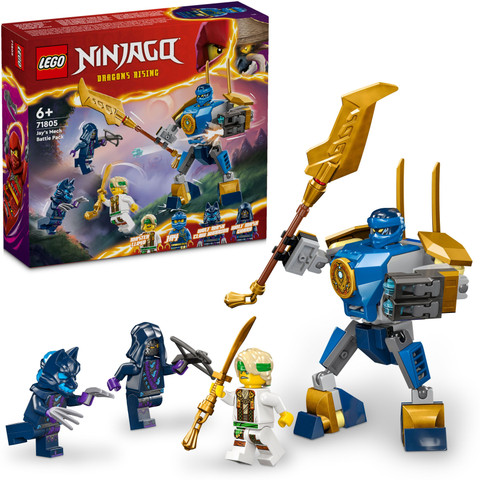 LEGO NINJAGO Jay's Mech Battle Pack Ninja Toy 71805 78 Pieces