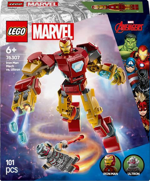 LEGO Marvel Iron Man Mech Buildable Super Hero Figure