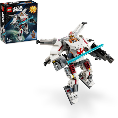 LEGO Star Wars Luke Skywalker X-Wing Mech Set 75390 195 Blocks