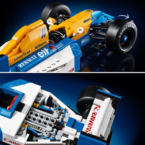 LEGO Icons Williams Racing FW14B & Nigel Mansell Home Office Desk