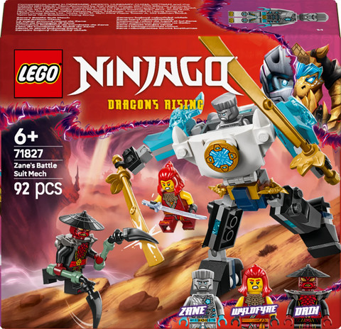 LEGO NINJAGO Zanes Battle Suit Mech Pretend Play Toy Set 71827 (92
