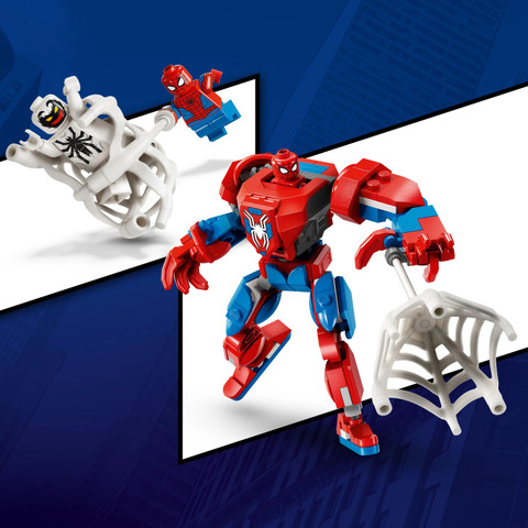 LEGO Marvel Spider-Man Mech Buildable Toy Figure Set