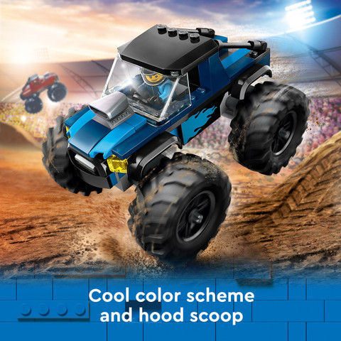 LEGO City Blue Monster Truck Off-Road Toy 60402 (148 Pieces)