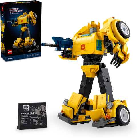 LEGO Icons Transformers Bumblebee Set 10338 (950 Pieces) - Icons