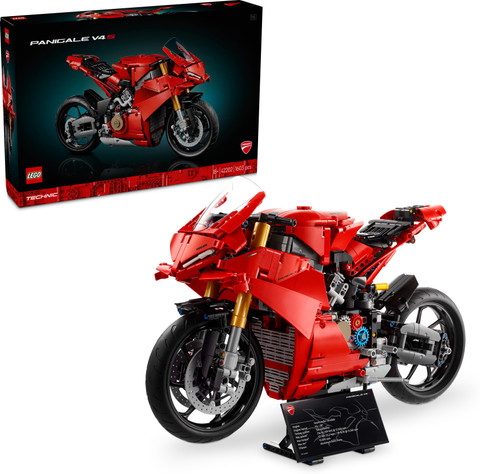 LEGO Technic Ducati Panigale V4 S Motorcycle Model Building Set