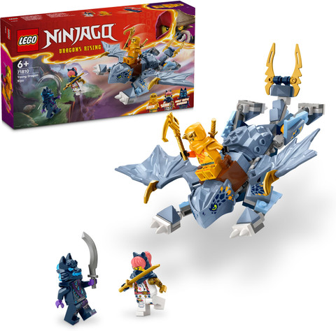LEGO NINJAGO Young Dragon Riyu Toy Set 71810 132 Pieces)