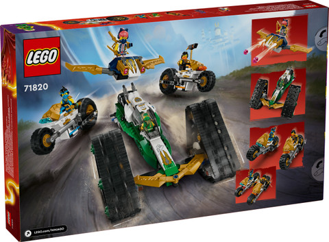 LEGO NINJAGO Ninja Team Combo Vehicle 4-in-1 Toy 71820 ( 576