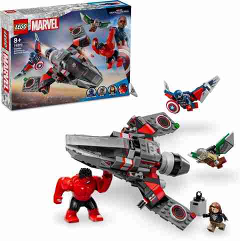 LEGO Marvel Captain America Red Hulk Battle 76292 building blocks toys