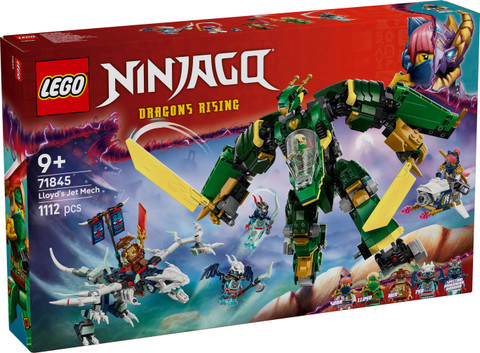 LEGO NINJAGO Lloyds Jet Mech Ninja Toy Building Kit 71845