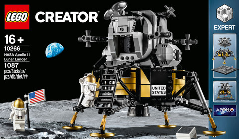 LEGO Creator Expert NASA Apollo 11 Lunar Lander 10266 Building Kit