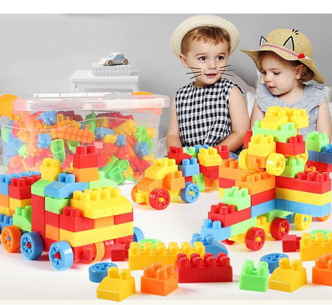 AEXONIZ TOYS Plastic Building Blocks Game Toy Set for 3-8 Years