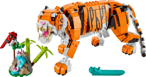 LEGO Creator 3-in-1 Majestic Tiger (755 Blocks) - Creator 3-in-1