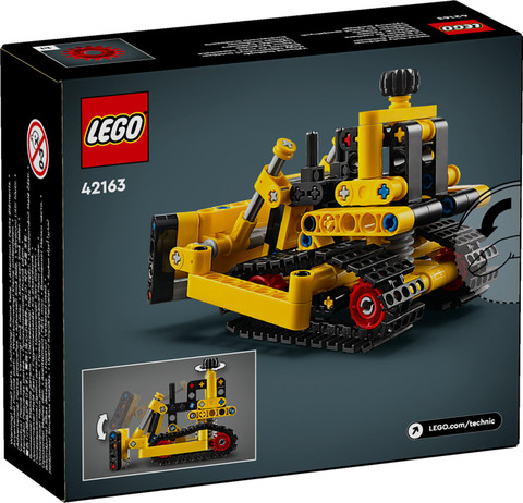 LEGO Technic Heavy-Duty Bulldozer Set 42163 195 Pieces)