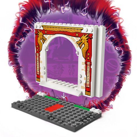 LEGO NINJAGO Ninja Spinjitzu Temple Action Toy Playset 71831 (158
