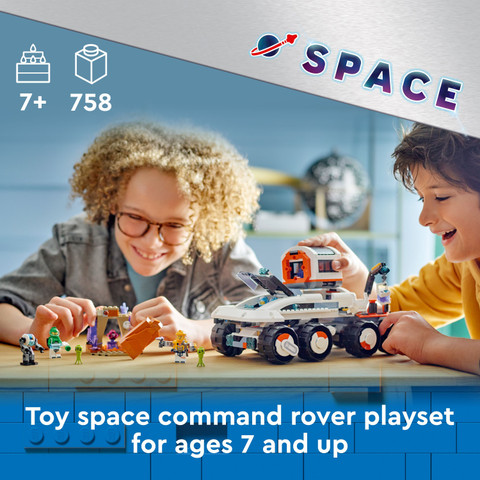 LEGO City Command Rover and Crane Loader Toy 60432 758 Pieces)