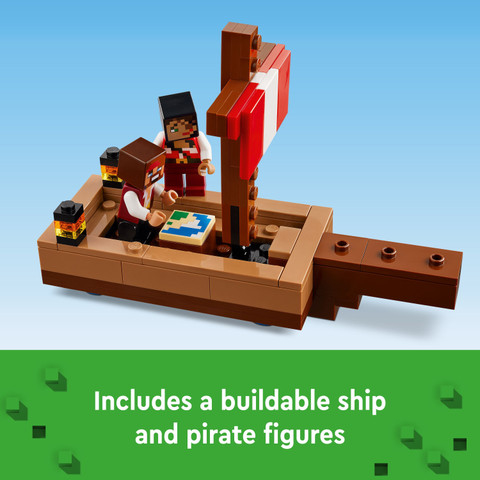 LEGO Minecraft The Pirate Ship Voyage Boat Playset 21259 166