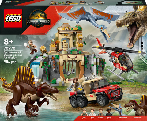 LEGO Jurassic World Spinosaurus & Quetzalcoatlus Air Mission