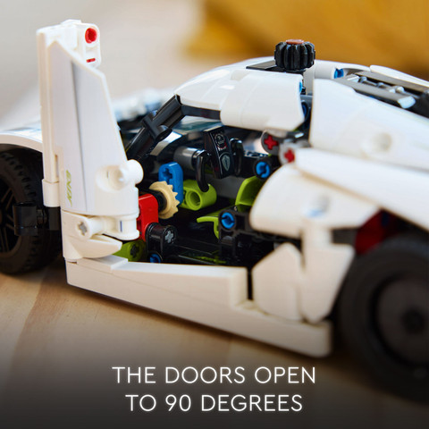 LEGO Technic Koenigsegg Jesko Absolut White Hypercar 42184 (801