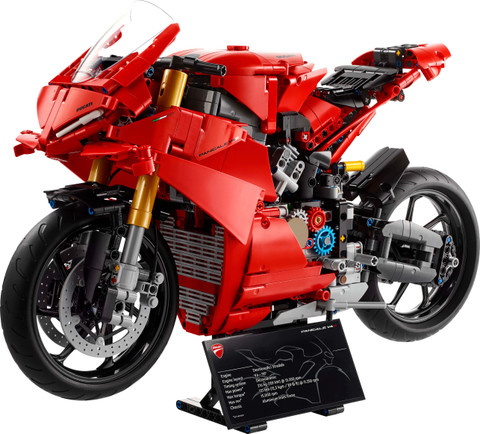 LEGO Technic Ducati Panigale V4 S Motorcycle Model Building Set 42202 (1603  Blocks)
