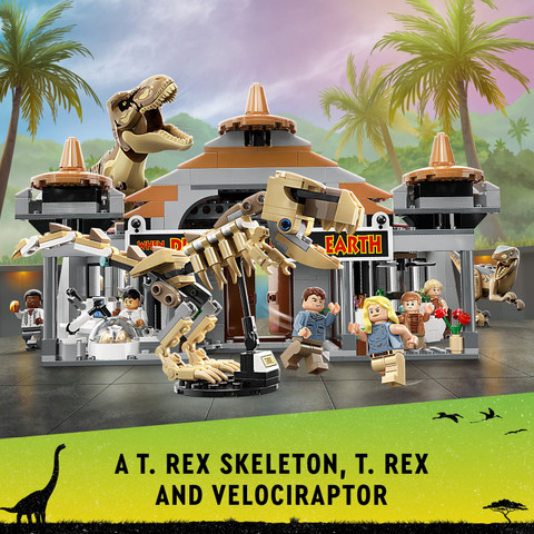 LEGO Jurassic Park Visitor Center: rex Raptor Attack 76961