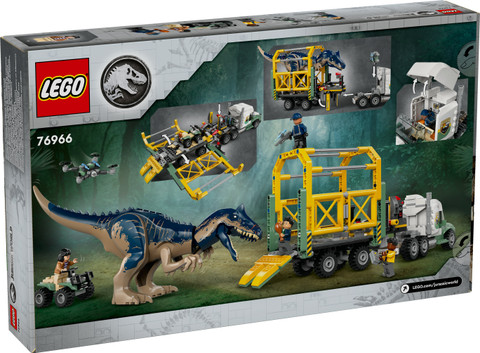 LEGO Jurassic World Dinosaur Missions: Allosaurus Transport Truck