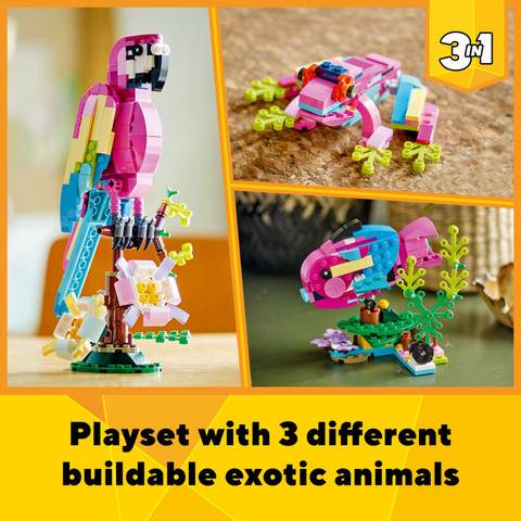Lego Parts Lego Friends Bird LEGO Creator 3-in-1 Exotic Pink