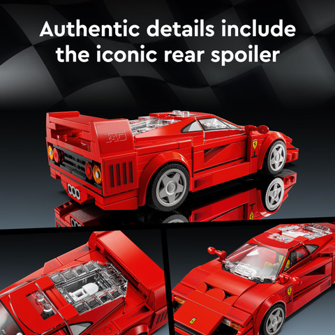 LEGO Speed Champions Ferrari F40 Supercar Vehicle Toy 76934 (318