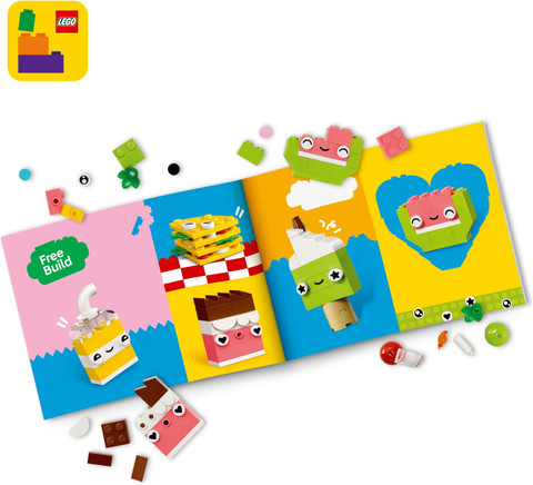 LEGO Classic Creative Food Friends Imaginative Pretend-Play Toy