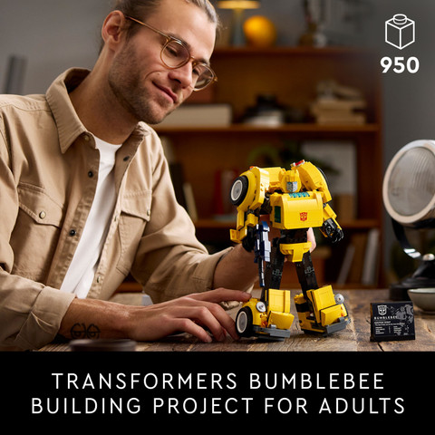 LEGO Icons Transformers Bumblebee Set 10338 (950 Pieces) - Icons