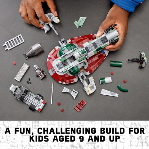 LEGO Star Wars Boba Fetts Starship 75312 Building Kit (593 Pieces