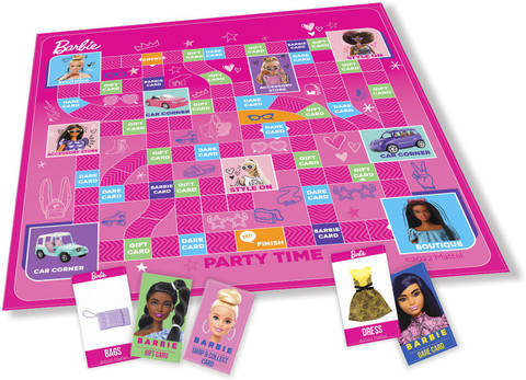 BARBIE Dress it Up for Party Party Fun Board Game