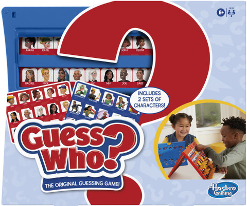 HASBRO GAMING Guess Who? Original Guessing Game, Board Game for Kids Ages  and Up Educational Board Games