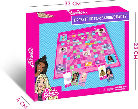 BARBIE Dress it Up for Party Party Fun Board Game Dress it Up