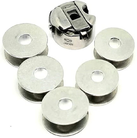 ZENITH Combo of Japan Bobbin case with Aluminum Bobbins for