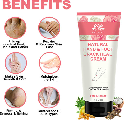 INTIMIFY Hand And Foot Crack Cream, foot cream for dry skin Men